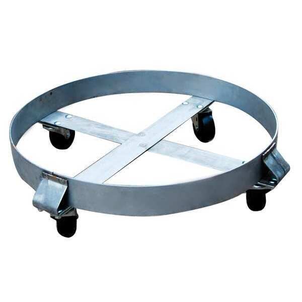 Drum Dolly, 800 lb., 6-1/2 In H, 55 gal.