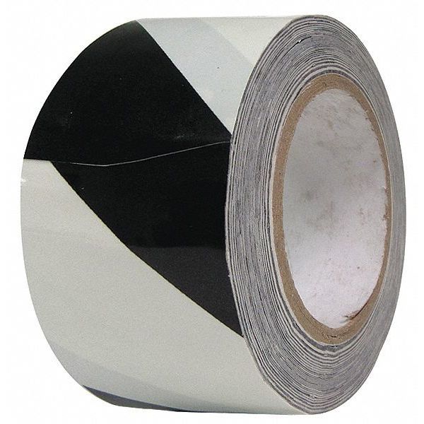 Hazard Marking Tape, Roll, 2In W, 108 ft. L