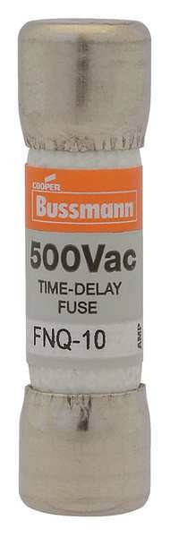 Fuse, Time Delay, 1-1/8A, FNQ Series, 500V AC, Not Rated, 1-1/2