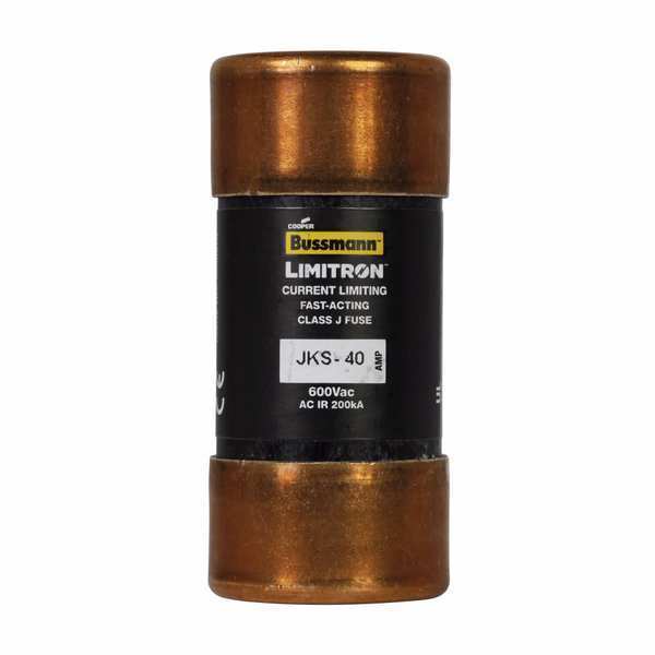 Fuse, Fast Acting, 40A, JKS Series, 600V AC, Not Rated, 2-3/8