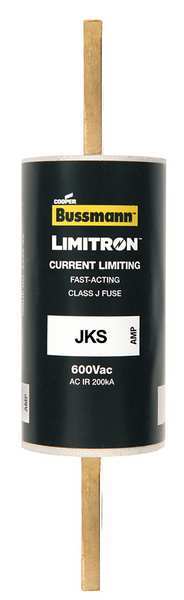 Fuse, Fast Acting, 125A, JKS Series, 600V AC, Not Rated, 5-3/4