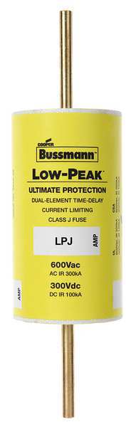 Fuse, Time Delay, 400A, LPJ-I Series, 600V AC, 300V DC, 7-1/8