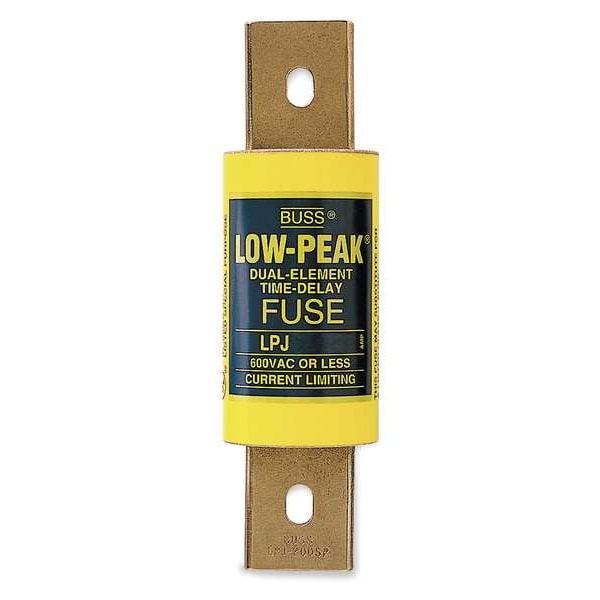 Fuse, Time Delay, 70A, LPJ Series, 600V AC, 300V DC, 4-5/8