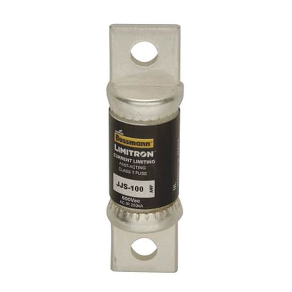 Fuse, Fast Acting, 100 A, JJS Series, 600V AC, Not Rated, 2-61/64