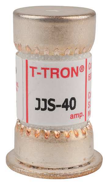 Fuse, Fast Acting, 40 A, JJS Series, 600V AC, Not Rated, 1-9/16