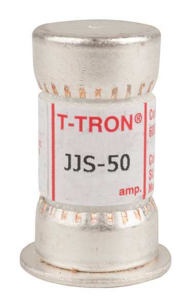 Fuse, Fast Acting, 50 A, JJS Series, 600V AC, Not Rated, 1-9/16
