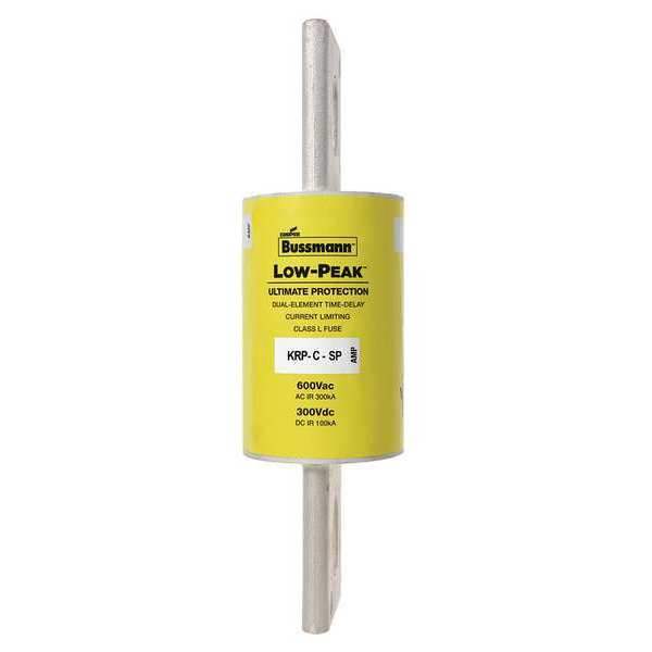 Fuse, Time Delay, 800 A, KRP-C Series, 600V AC, 300V DC, 8-5/8