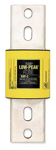 Fuse, Time Delay, 1,000 A, KRP-C Series, 600V AC, 300V DC, 10-3/4
