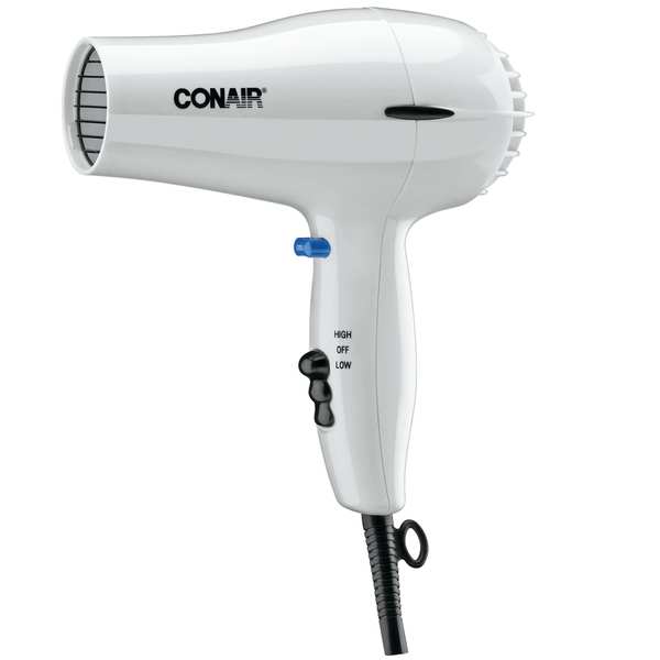 Hairdryer, Handheld, White, 1600 Watts