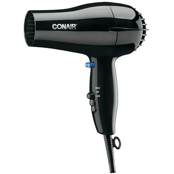 Hairdryer, Handheld, Black, 1600 Watts