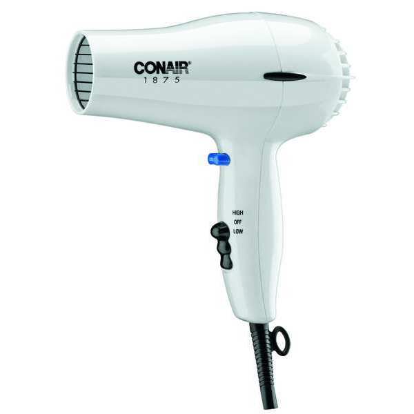 Hairdryer, Handheld, White, 1875 Watts
