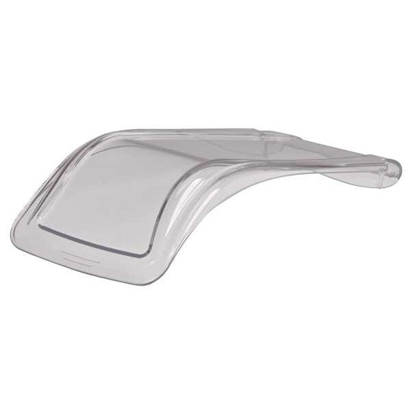 Plastic Insight Bin Lid, Clear, 10 1/2 in L, 5 3/8 in W, 3 1/4 in H