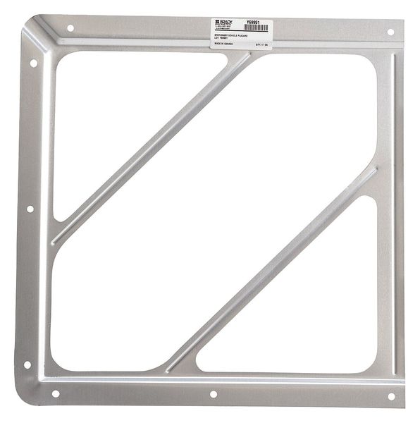 Front Plate Placard Holder, 10-4/5 In.H