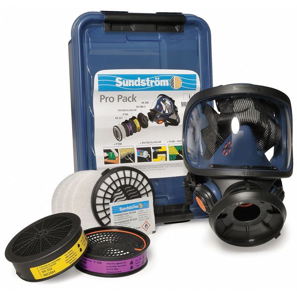 Sundstromâ¢ SR200 Full Face Respirator Kit, M/L