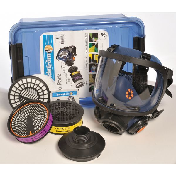 Sundstromâ¢ SR200 Full Face Respirator Kit, M/L