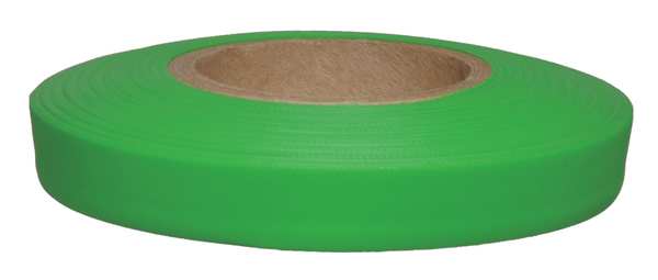 Flagging Tape, Green Glo, 150ft x 1/2In
