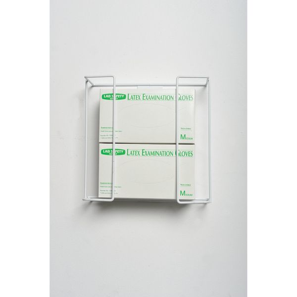 Horizontal Glove Dispenser, Steel, 2 Boxes