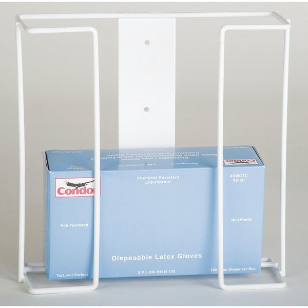 Horizontal Glove Dispenser, Steel, 2 Boxes