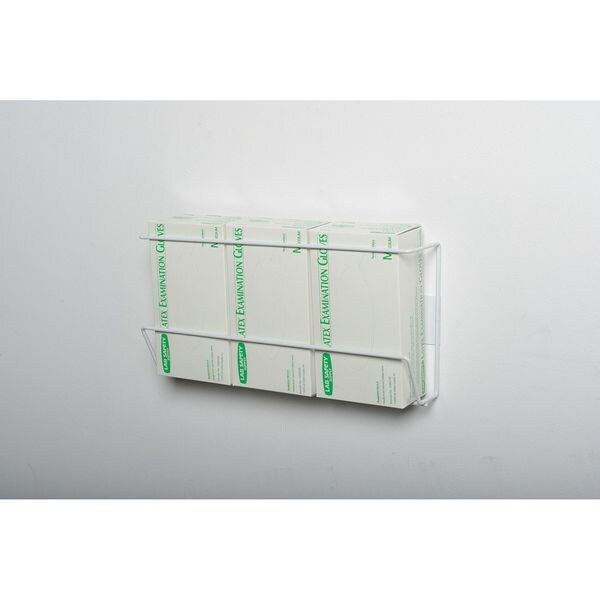 Horizontal Glove Dispenser, Steel, 3 Boxes