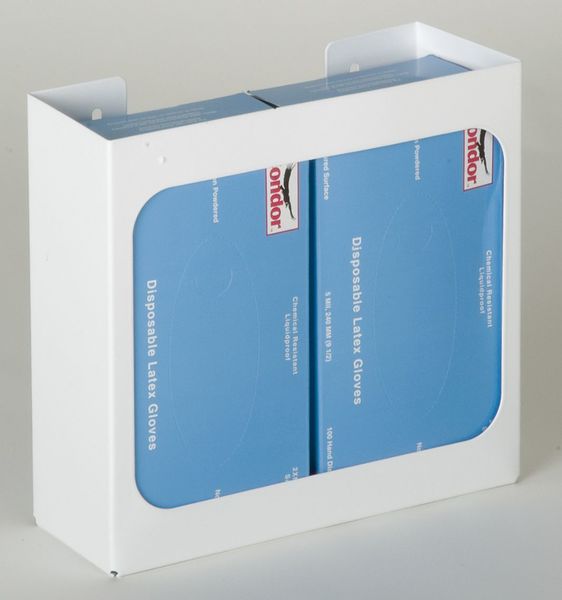 Horizontal Glove Dispenser, Metal, 2 Boxes