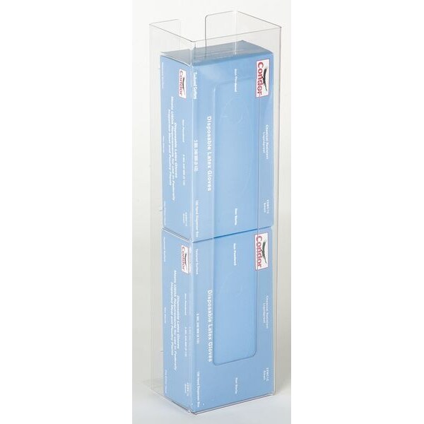 Vertical Glove Dispenser, PETG, 2 Boxes