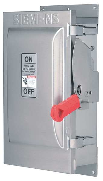 Nonfusible Safety Switch, Heavy Duty, 600V AC, 3PST, 30 A, NEMA 4X