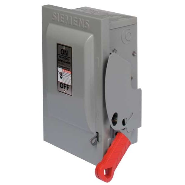 Nonfusible Safety Switch, Heavy Duty, 600V AC, 3PST, 30 A, NEMA 1