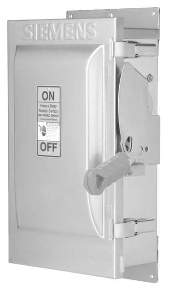 Nonfusible Safety Switch, Heavy Duty, 600V AC, 3PST, 60 A, NEMA 1