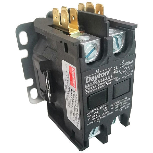 24VAC Non-Reversing Definite Purpose Contactor 2P 40A