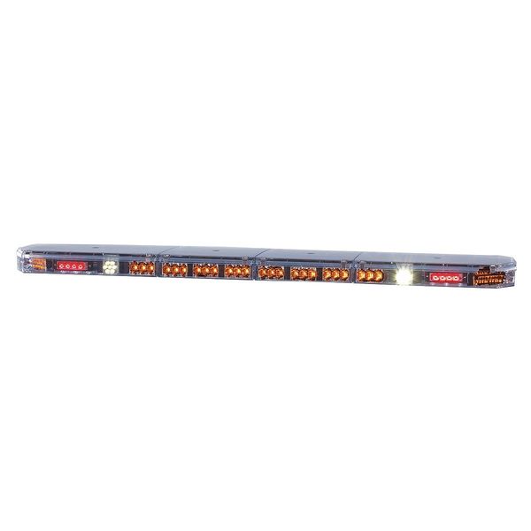 Low Pro Lightbar, LED, Amber, Perm, 58 In