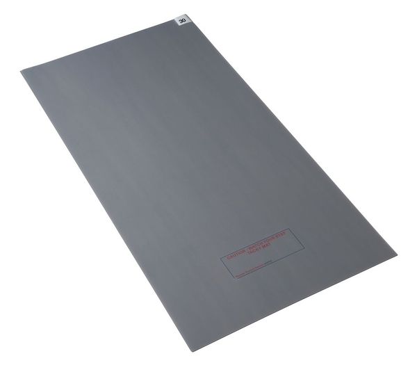 Tacky Mat, Gray, 24 x 36 In, PK4