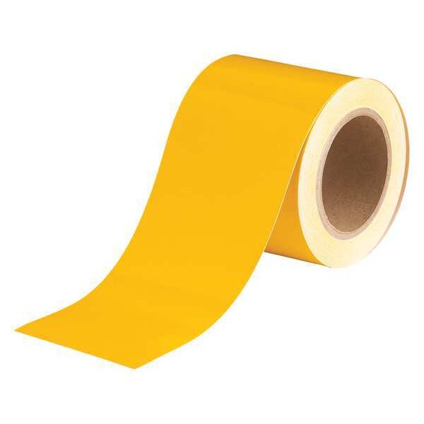 Banding Tape, Yellow, 4 In. W, 90 ft. L