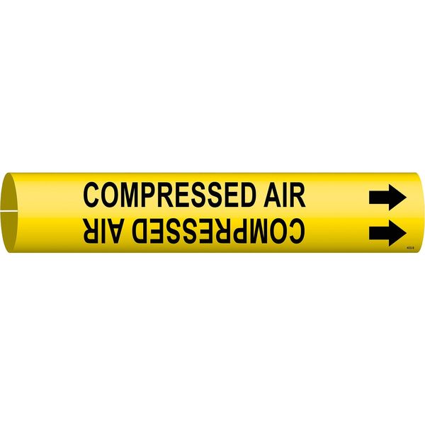 Pipe Mrkr, Compressed Air, 1-1/2to2-3/8 In, 4032-B