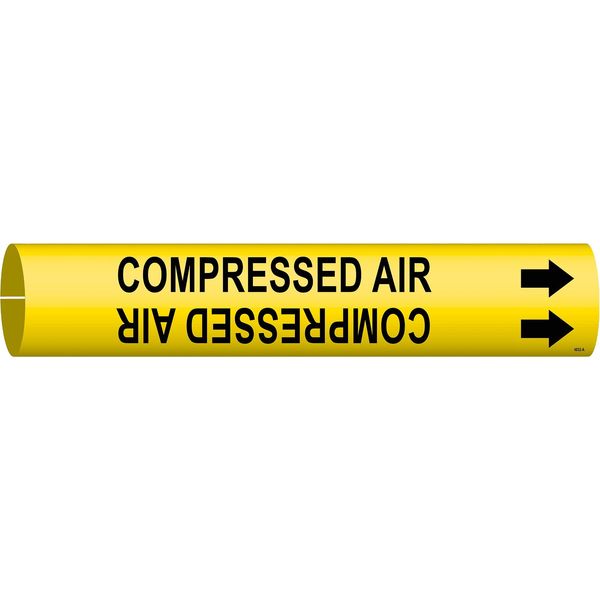 Pipe Marker, Compressed Air, 3/4to1-3/8 In