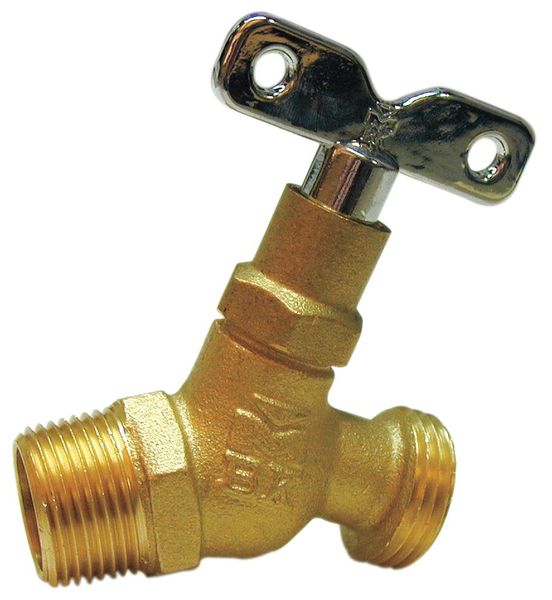 Hose Bibb, No Kink, Loose Key, 1/2 MPT