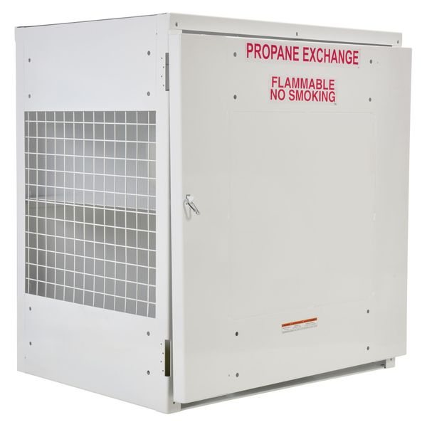Gas Cylinder Cabinet, 40 in.W, Capacity 12