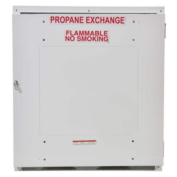 Gas Cylinder Cabinet, 40 in.W, Capacity 12