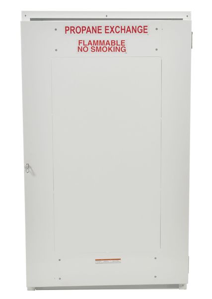 Gas Cylinder Cabinet, 40 in.W, Capacity 18