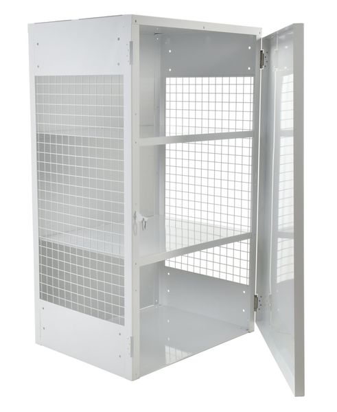 Gas Cylinder Cabinet, 40 in.W, Capacity 18