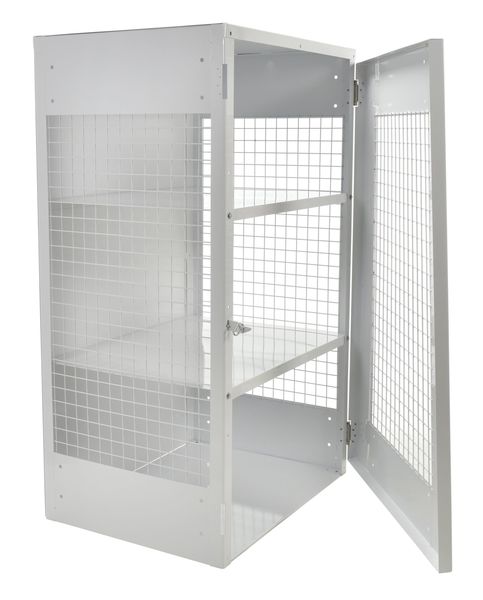 Gas Cylinder Cabinet, 40 in.W, Capacity 18