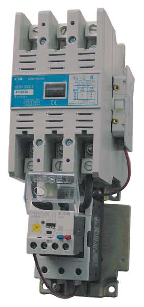 Nonreversing NEMA Magnetic Motor Starter, No Enclosure NEMA Rating, 208V AC, 3 Poles, 1NO