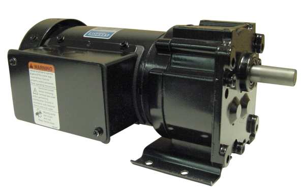 AC Gearmotor, 391.0 in-lb Max. Torque, 16 RPM Nameplate RPM, 208-230V AC Voltage, 3 Phase