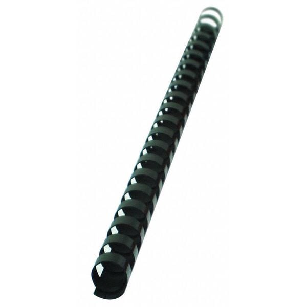 Binding Spines, Comb, 5/8in, Black, PK100