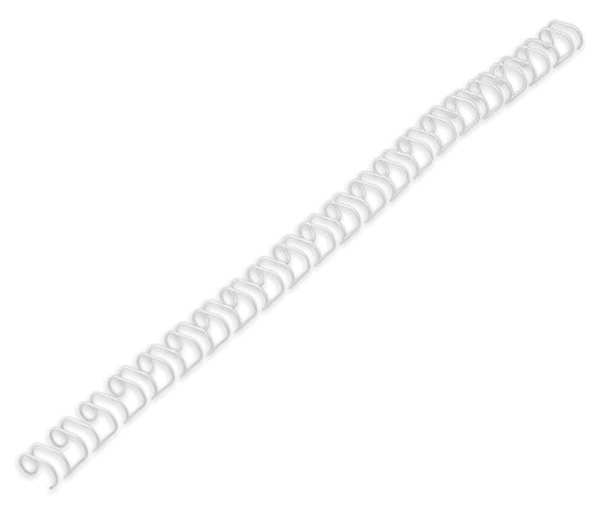 Binding Spines, Wire, 1/4in, Silver, PK100