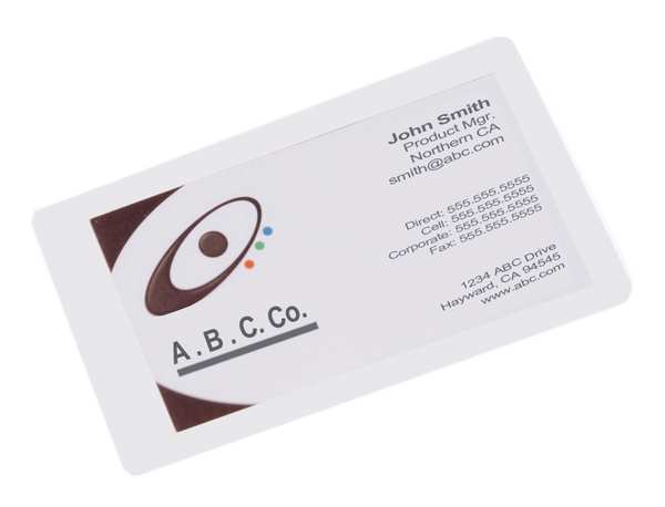 Laminating Pouches, 2-5/8x3-7/8in, PK100