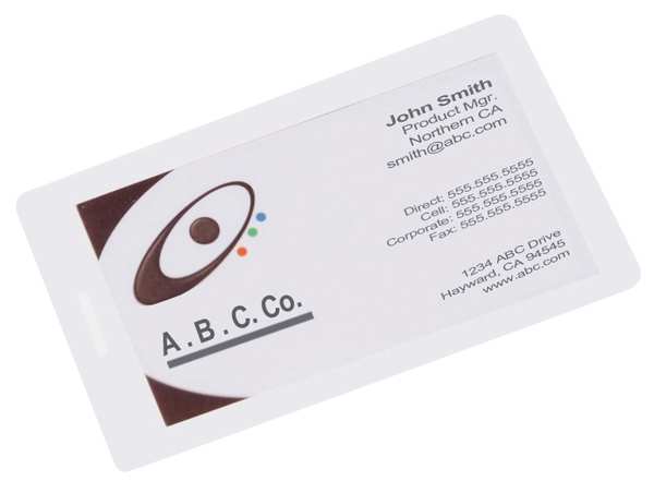 Laminating Pouches, 2-1/2x4-1/4in, PK100