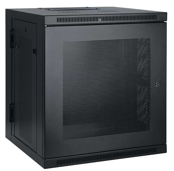 Rack Enclosure, 12U, 27.95 in H, 26.38 in W