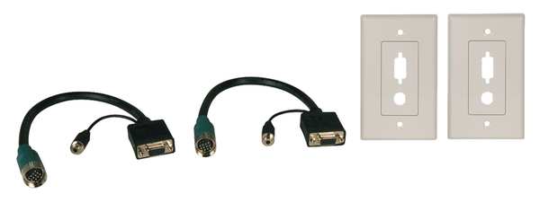 SVGA/3.5mm Connector Kit, SVGA, Wall Plate