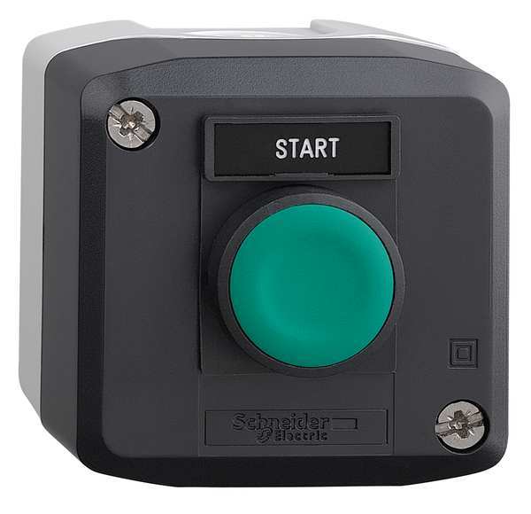 Push Buttn Cntrol Station, 1NO, Start, 22mm