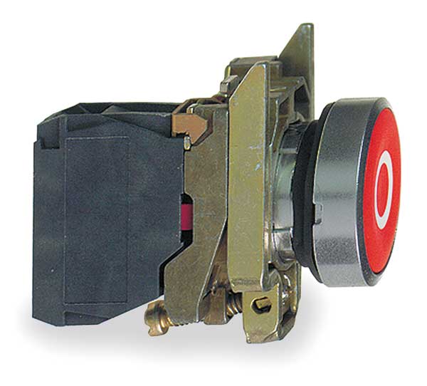 Non-Illuminated Push Button, 22 mm, 1NC, Red